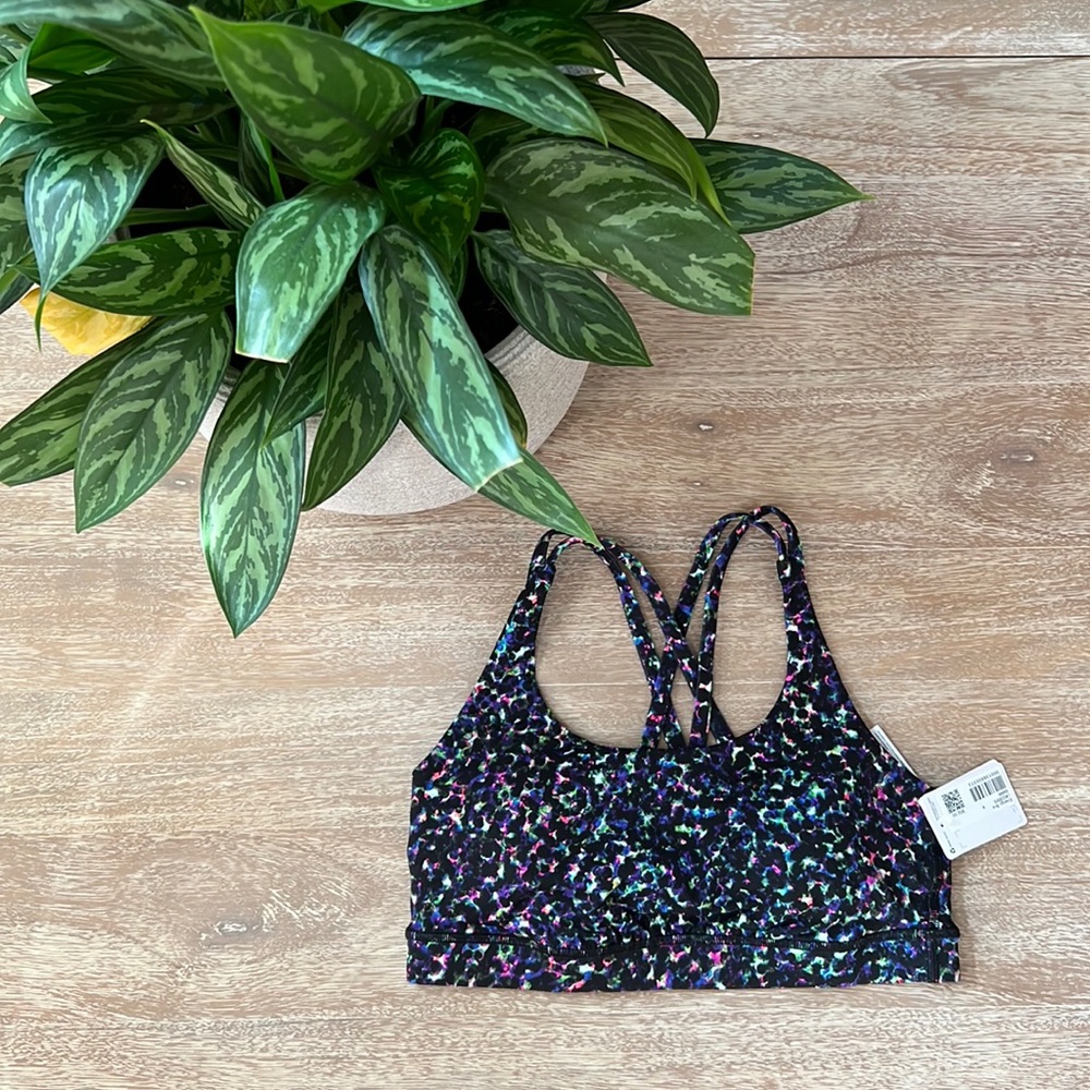 Lululemon Energy Bra Summer Mirage Multi SW SeaWheeze